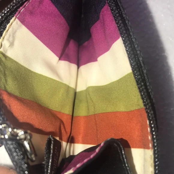 Coach Black and Silver card holder keychain - Picture 8 of 10